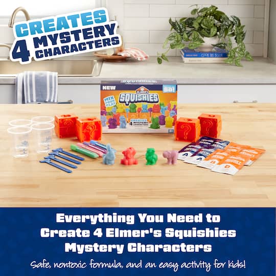 Elmer's® Squishies 4 Character Kit